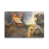 Image 1 of "The Chickening" Canvas