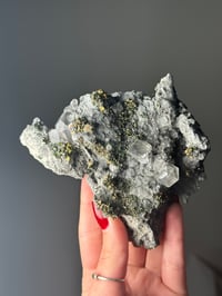 Image 3 of PHANTOM CALCITE WITH CHALCOPYRITE - LINWOOD MINE, BUFFALO, IOWA 7