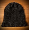 Starry skies and Moonlit Nights hand-knitted slouchy hat