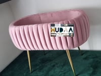 Image 2 of  Panelled Upholstery Detailed Baby Bassinet Crib Cot