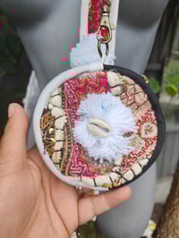 Image 7 of Jaz mini cross body bag- white 3