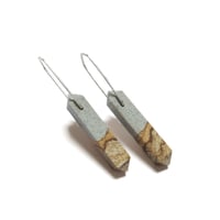 Image 1 of Picture Jasper Point Earrings