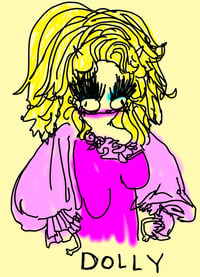 DOLLY 5x7 signed PRINT