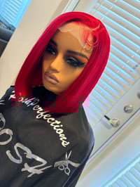 Image 1 of Red Custom Wig 