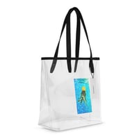 Image 3 of ArtxAdrienne "Pinapple Upside Down Pool Float" City Street Tote