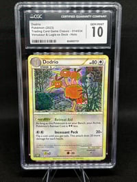 Image 1 of Dodrio 014/034 Holo CGC Gem Mint 10 -Shipping Included!