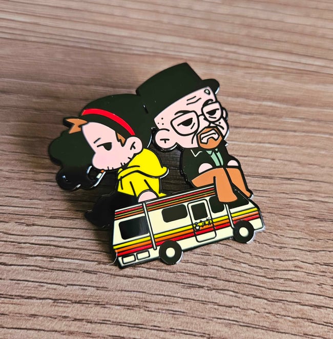 Walt n Jesse Enamel Pin