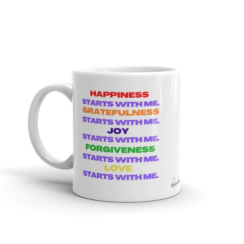 Image of It All Starts With Me Mantra Mug (color)