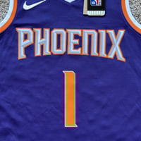 Image 4 of NIKE DRI FIT NBA PHOENIX SUNS DEVIN BOOKER ICON EDITION 2022/23 SWINGMAN JERSEY MENS SIZE LARGE NEW