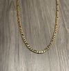 Fígaro Chain Necklace (14k Gold Platted )