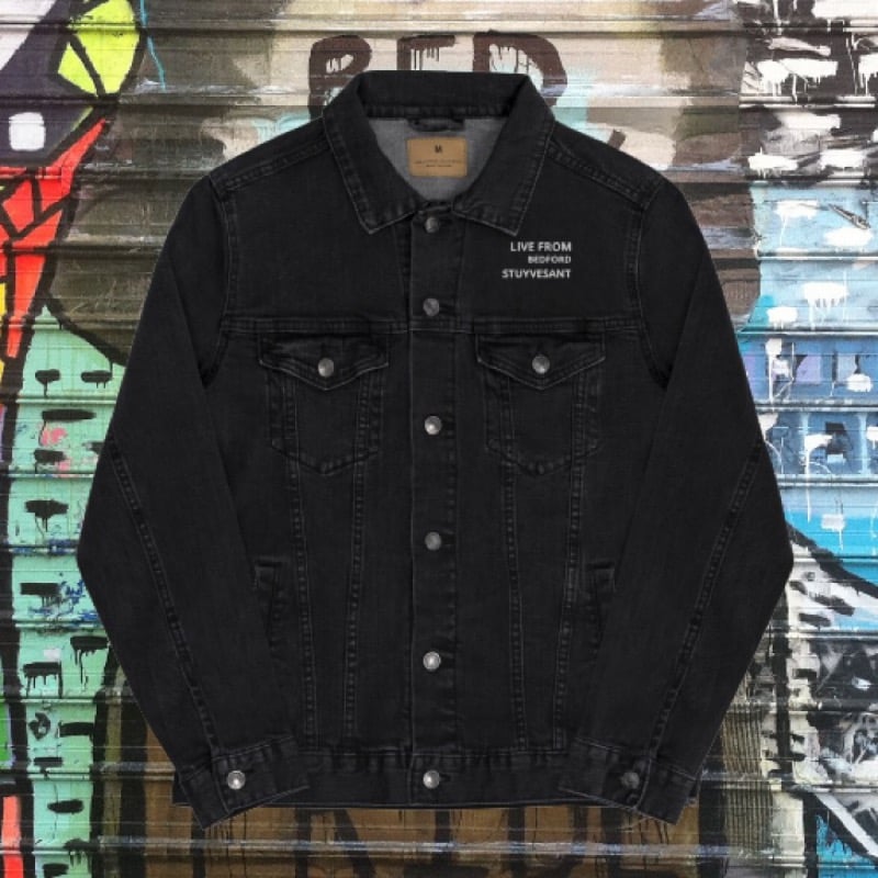 LIVE FROM BEDSTUY SLC DENIM JACKET - UNISEX