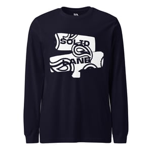 Image of White Paisley Logo L/S 2