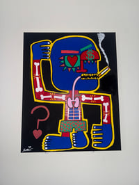 Image 2 of “Love, Money, Mortality & Confusion” an Original Painting by Trey Semcer @AngelsBrigade (24x30)