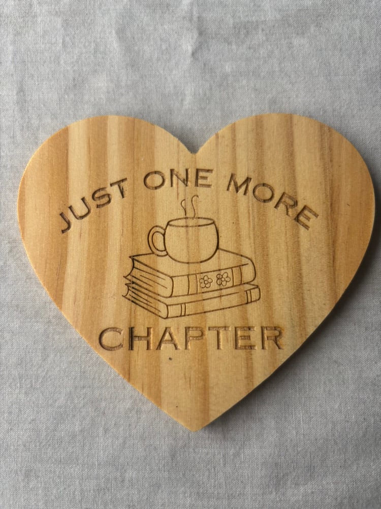 Image of Wooden heart laser engraved coasters 