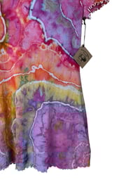 Image 8 of XL 90's Babydoll Mini Dress in Euphoria Geode Ice Dye