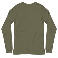 Image 4 of Unisex Long Sleeve Tee - embroidered logo
