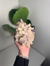 Image 1 of XL SPIKEY CALCITE COVERED AMETHYST -BRAZIL-