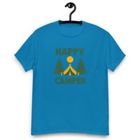 Image 6 of Unisex classic tee, Happy Camper T-Shirt | Camping Outdoor Adventure Graphic Tee