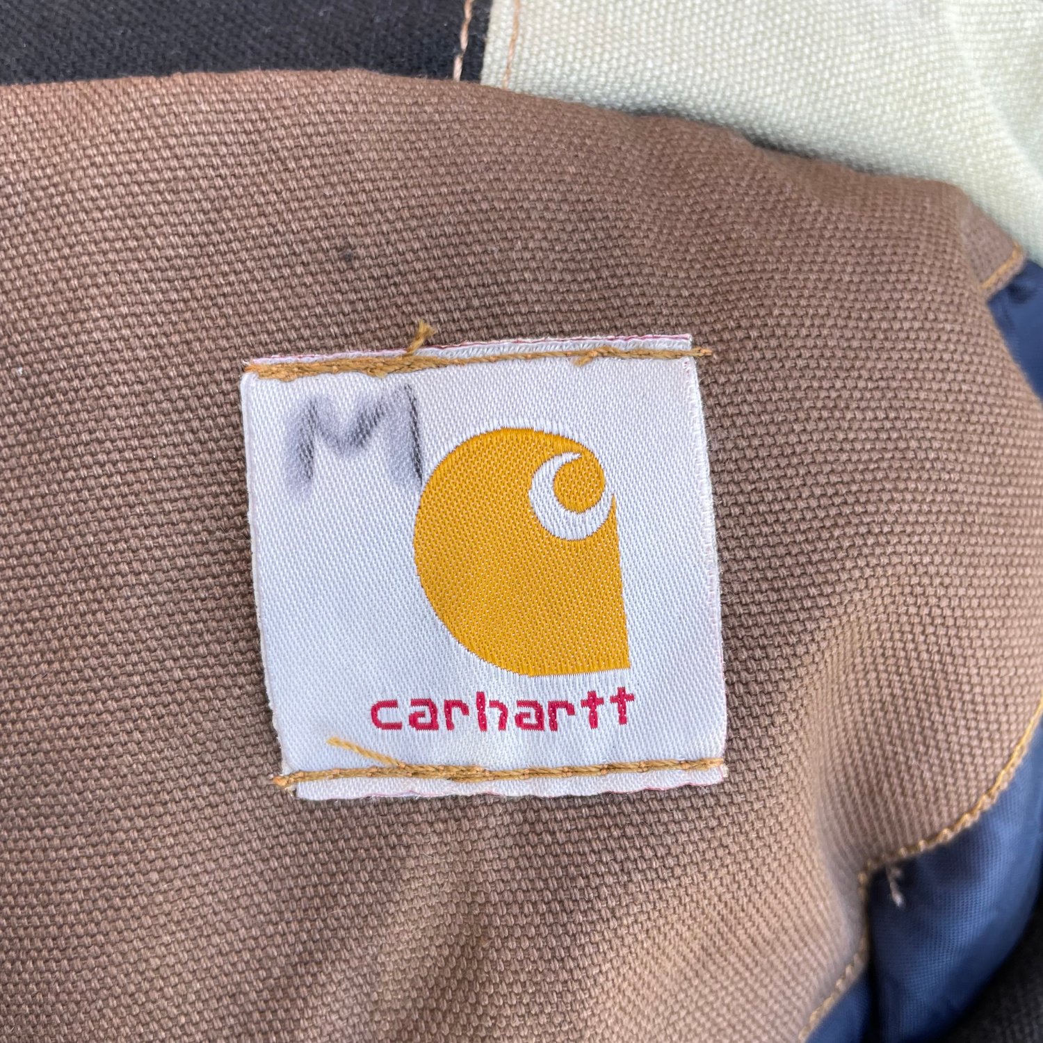 Image of Vintage Carhartt Detroit rework jacket size medium 02