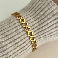 Image 1 of CLOVER CUFF BRACELET 