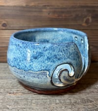 Image 2 of Yarn bowl- ice blue 