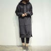 Charcoal Hooded tunic