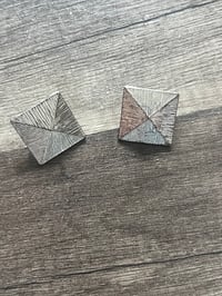 Image 1 of silver stud earrings 