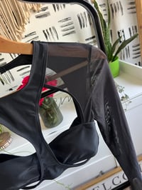 Image 2 of 2 piece black swimsuit 
