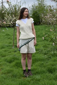 Image 14 of Aran Vest - Made in Ireland