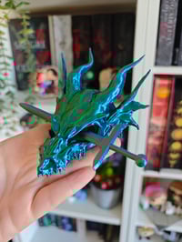 Image 3 of Horquilla holográfica verde/azul 