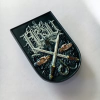 Image 2 of ABSU - - IN THE EYES OF IOLDANACH - METAL BADGE