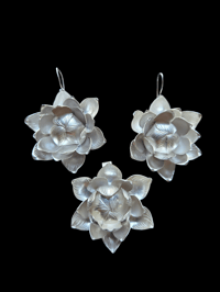 Image 1 of Lotus Pendant Earrings set