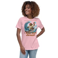 Image 19 of I Ride With Jesus Surfing Women's Relaxed T-Shirt