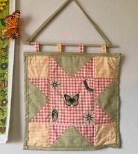 Image 3 of butterfly quilted wall hanging