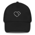 Black Love African Heart Embroidered Luvblacklove Dad hat Image 2