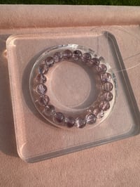 Image 5 of purple azeztulite bracelet 紫阿赛水晶手链