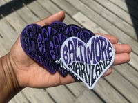 Image 1 of Baltimore Maryland Heart Patch / Custom Colors