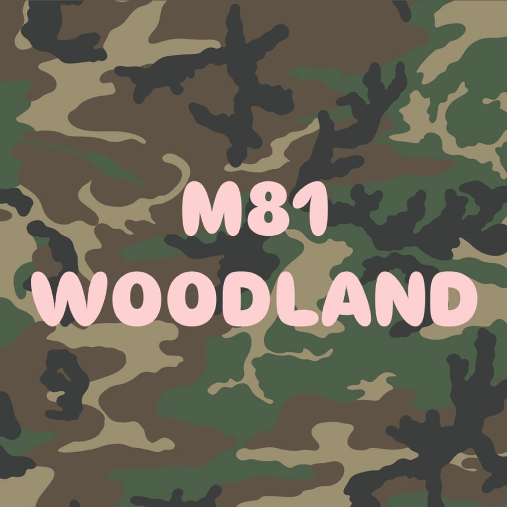 Image of m81 woodland adhesive stencil