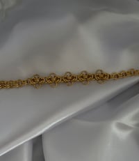 Image 3 of Gold Flower Bracelet