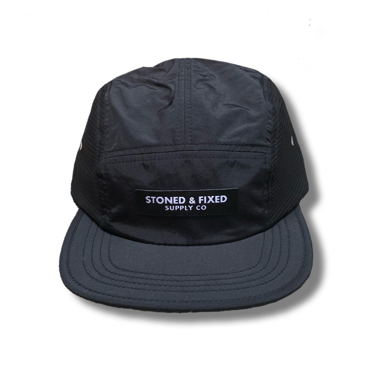 Cap High Company Brand Black & White Five Panel - CAPMAFIA SUPPLY