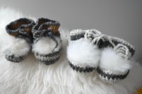 Image 5 of Wool Booties - 0-6 months - Handmade in Ireland