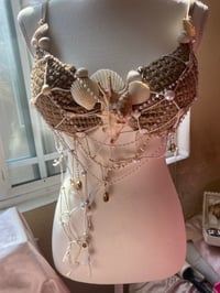 Image 1 of Beige Mermaid siren beach bralette bra