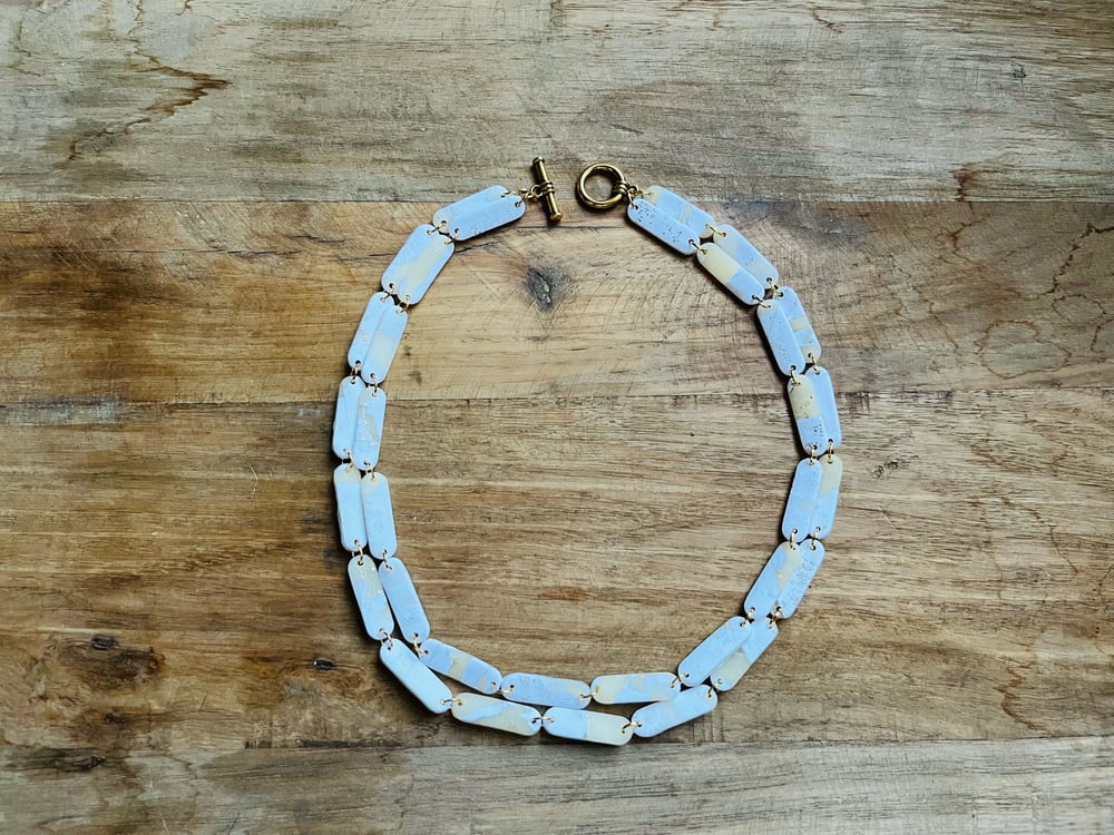 Image of Voyageurs Necklace in Bone