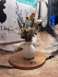 Image 4 of Feathers Of Nature -    White Vase  