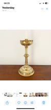 Ecclesiastical large brass Candlestick