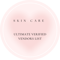 Image 1 of Skincare Vendors List!