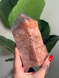 Image 3 of BUBBLY SUGAR PINK AMETHYST TOWER -BRAZIL- #8