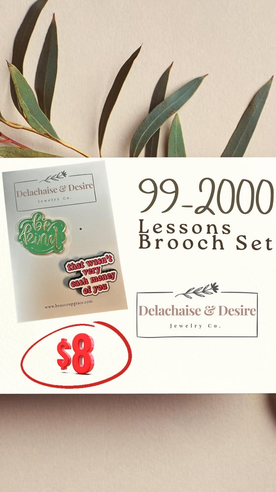 Image of 99-2000 LESSONS pin set 