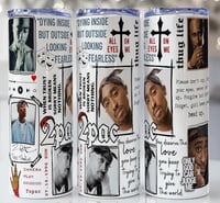 tupac 20oz subliamtion tumbler