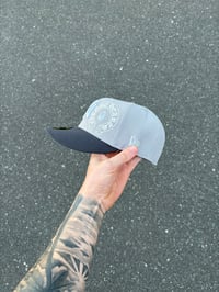 Image 6 of TRI TONE GRAYS NEW YORK YANKEES CUSTOM FITTED CAP